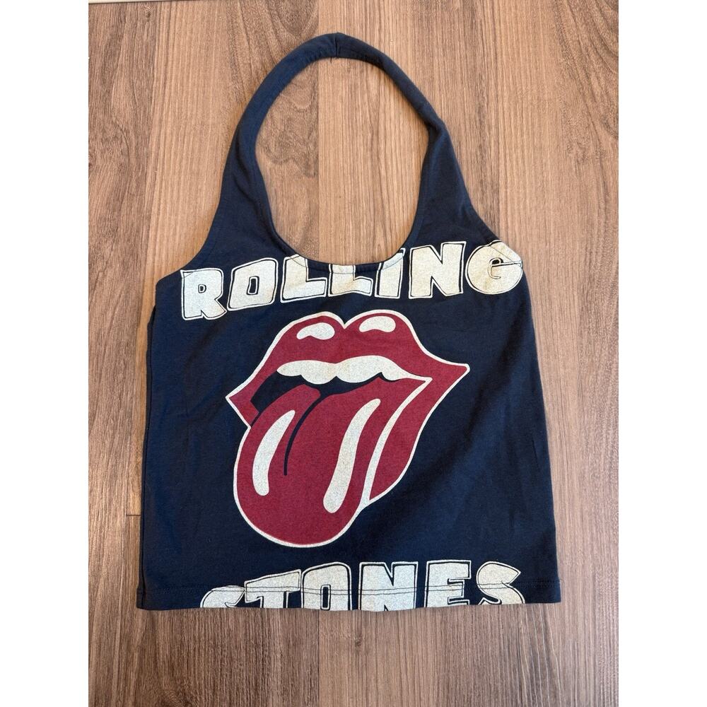 American Eagle Rolling Stones Women's Halter Top Small AE Band Tee Tank
